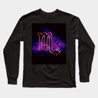 Scorpio (Retro Scorpio Zodiac) Long Sleeve T-Shirt